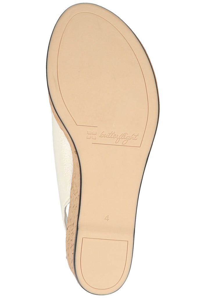 Högl Sandalen Leder Weiß Lack