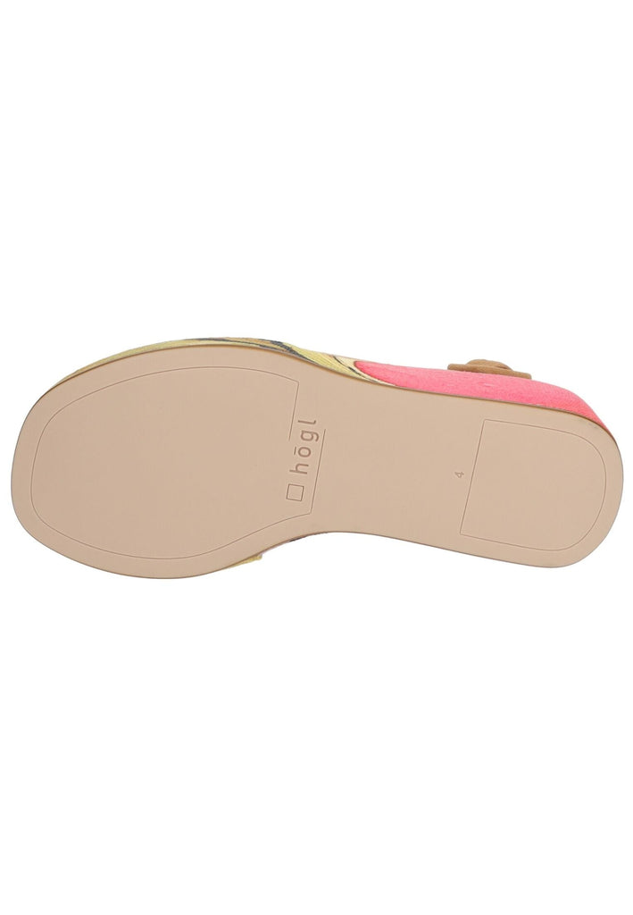 Högl Sandalen Samt Rot/Braun