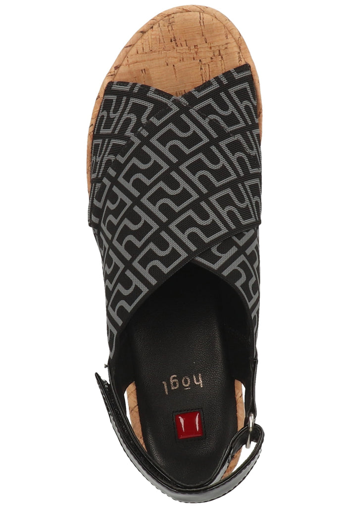 Högl Sandalen Textil Schwarz