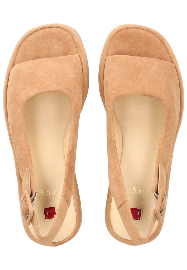 Högl Sandalen Veloursleder Braun