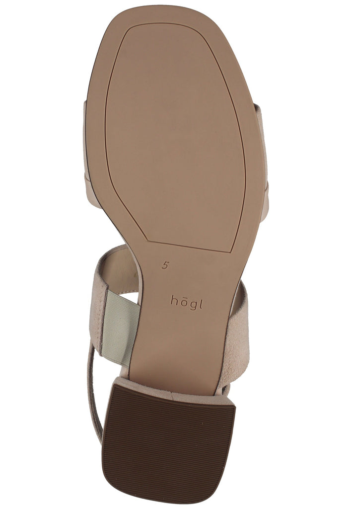 Högl Sandalen Veloursleder Nude