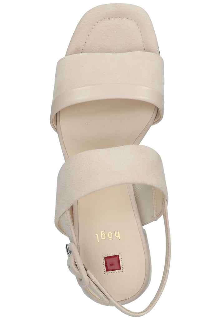 Högl Sandalen Veloursleder Nude