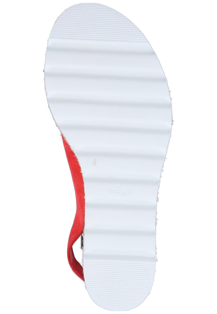 Högl Sandalen Veloursleder Scarlet