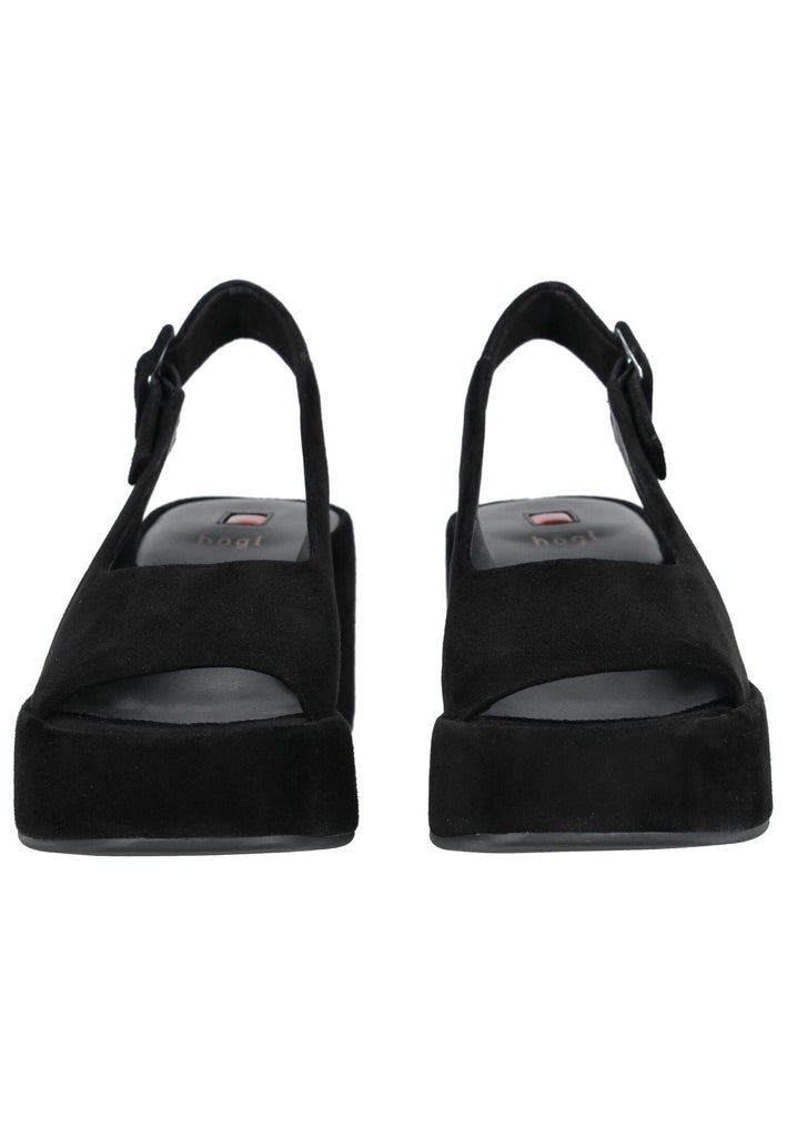 Högl Sandalen Veloursleder Schwarz