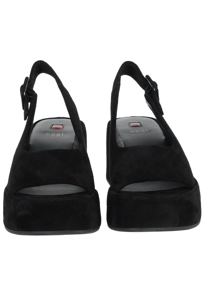 Högl Sandalen Veloursleder Schwarz