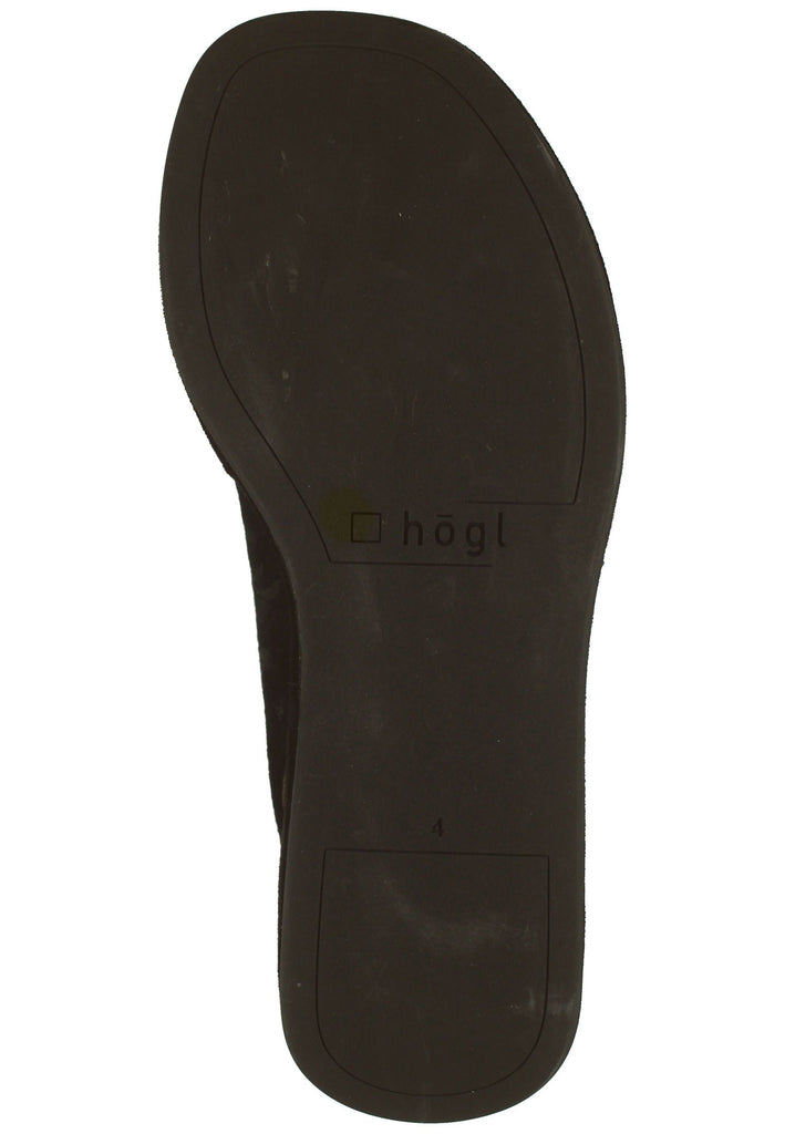 Högl Sandalen Veloursleder Schwarz