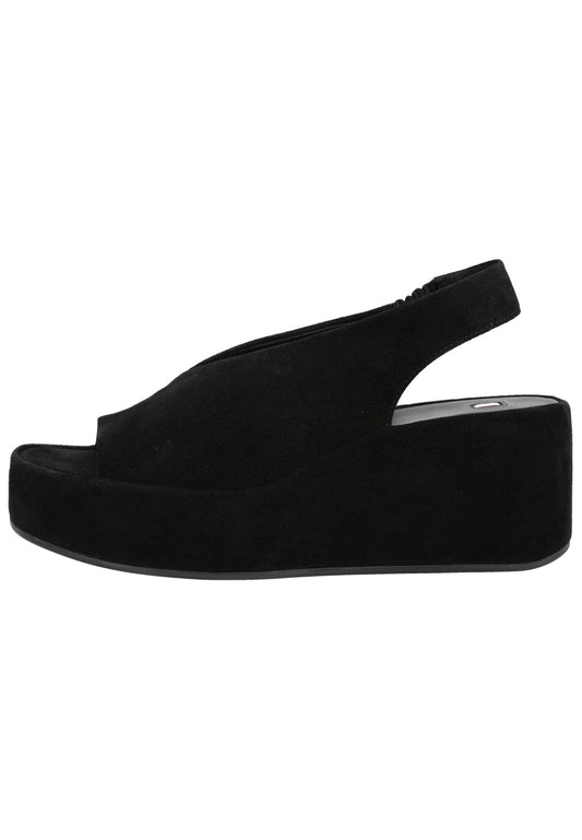 Högl Sandalen Veloursleder Schwarz
