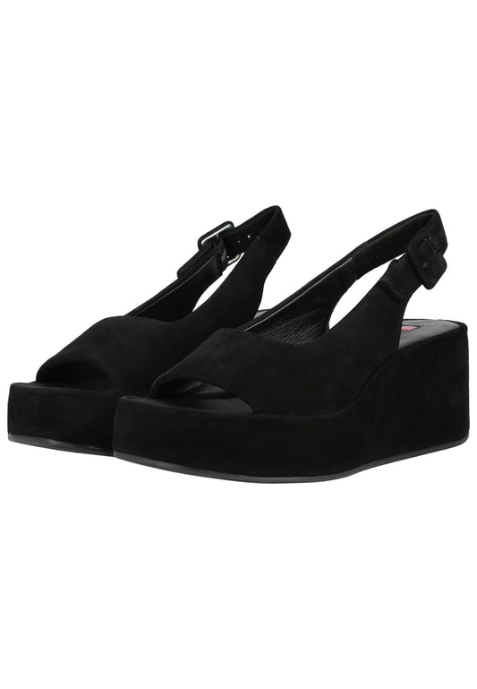 Högl Sandalen Veloursleder Schwarz