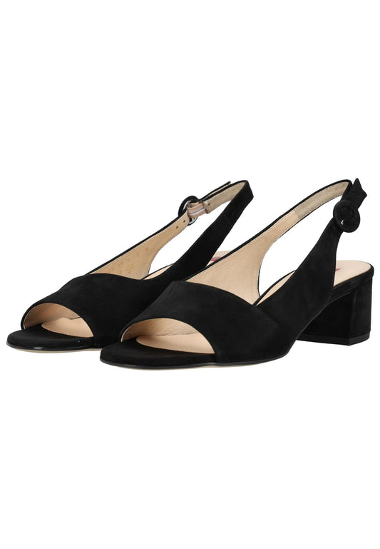 Högl Sandalen Veloursleder Schwarz