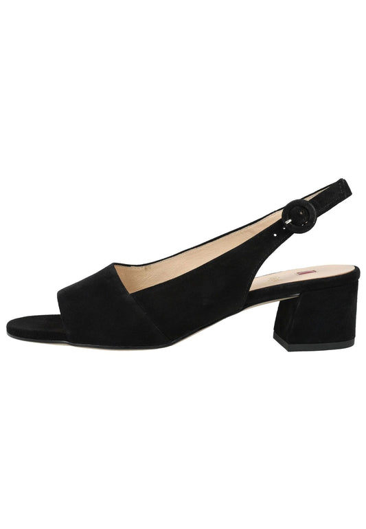 Högl Sandalen Veloursleder Schwarz