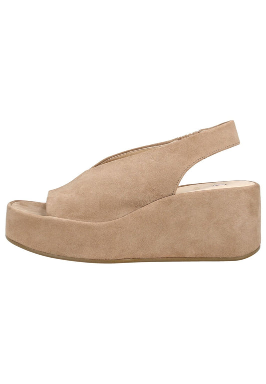 Högl Sandalen Veloursleder Taupe