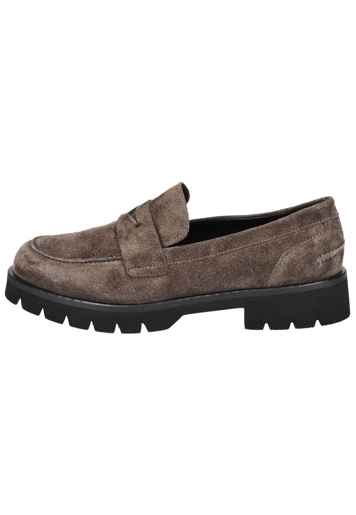 Slipper Högl Slipper Veloursleder Dunkelbraun
