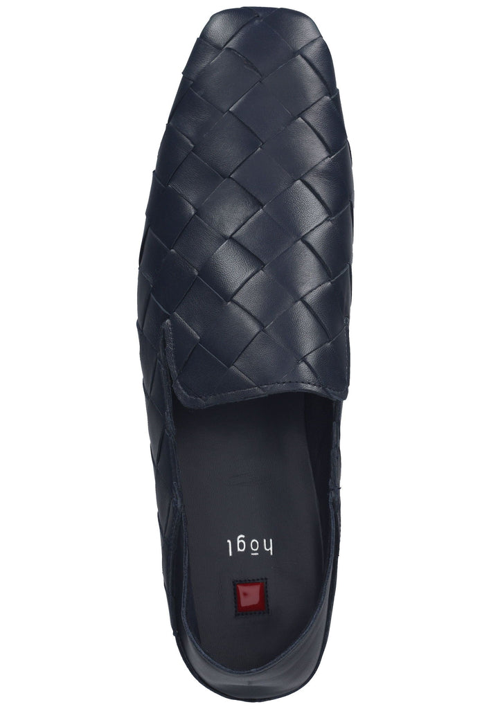 Högl Slipper Leder Blau