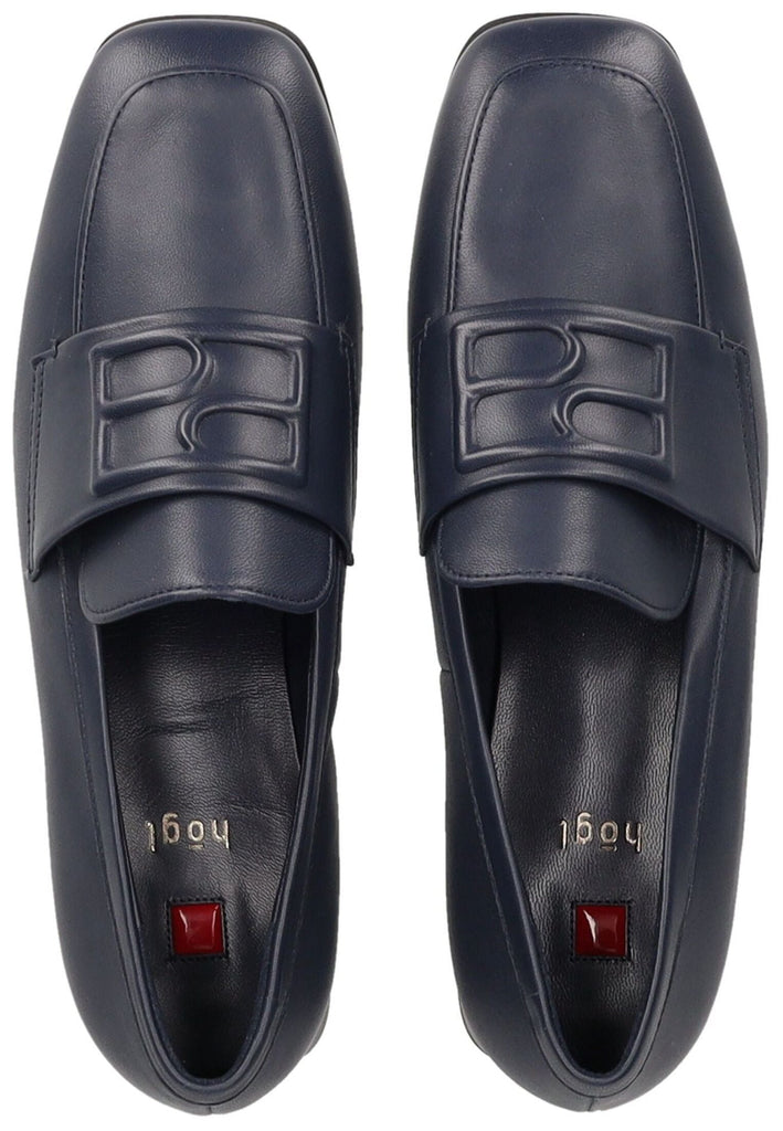 Högl Slipper Leder Dunkelblau
