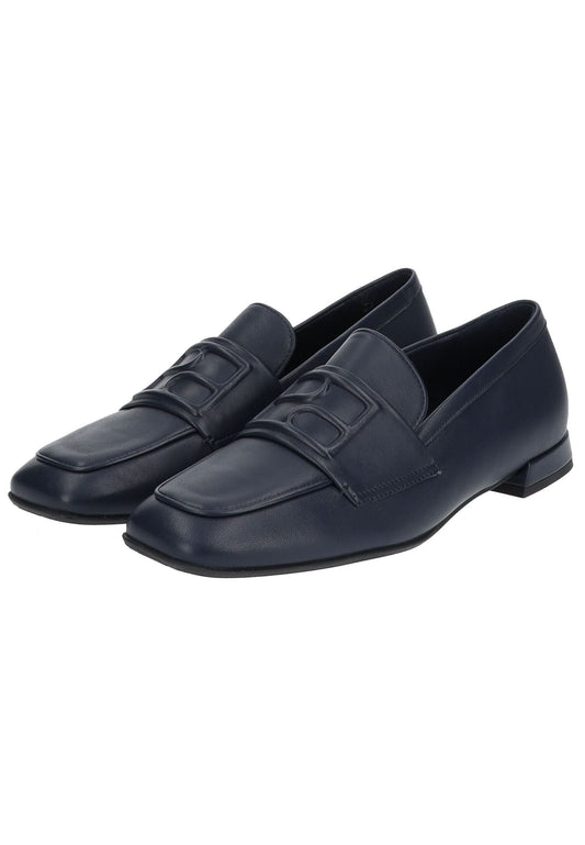 Högl Slipper Leder Dunkelblau