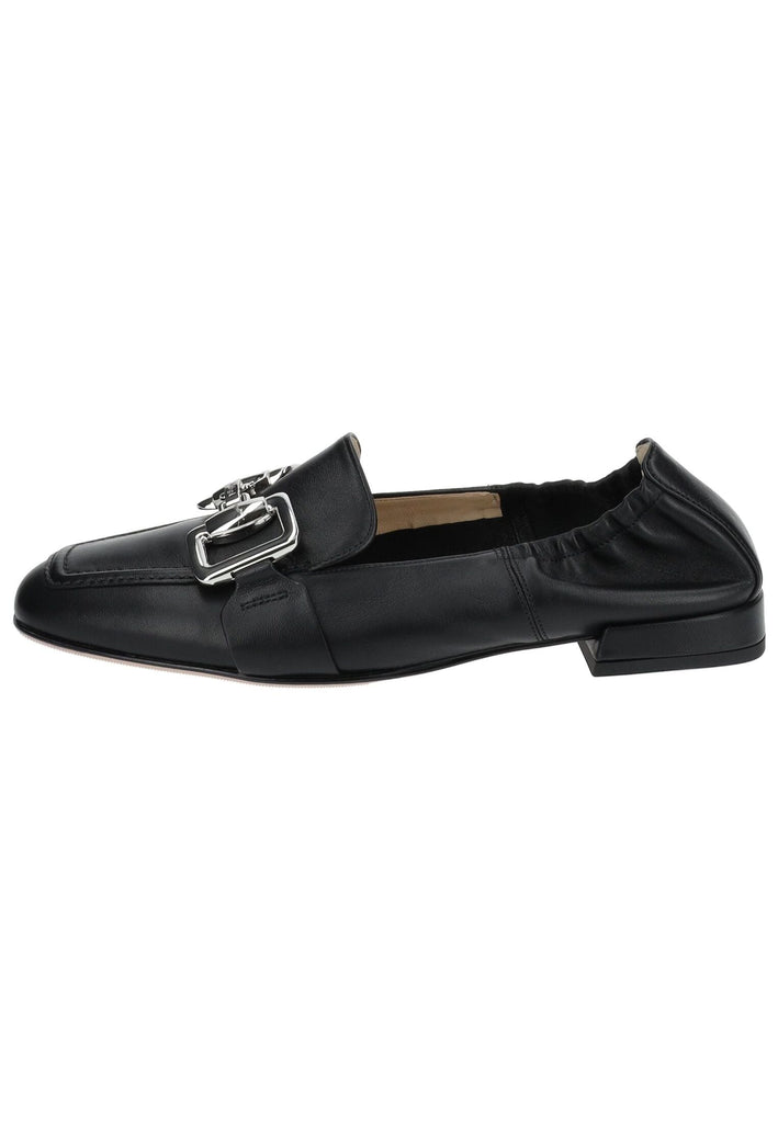 Högl Slipper Leder Schwarz
