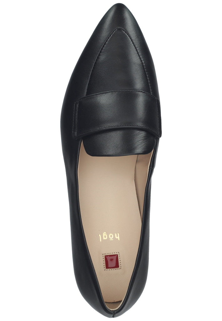Högl Slipper Leder Schwarz