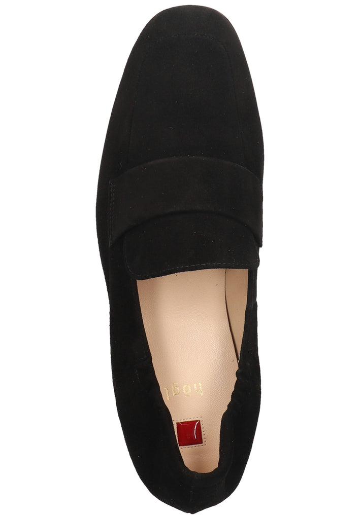 Högl Slipper Leder Schwarz