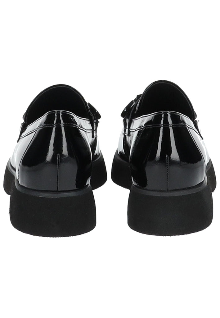 Högl Slipper Leder Schwarz Lack