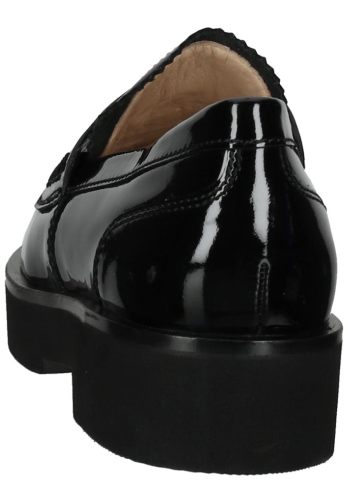 Högl Slipper Leder Schwarz Lack