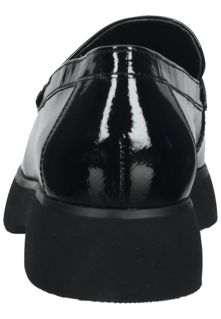 Högl Slipper Leder Schwarz Lack