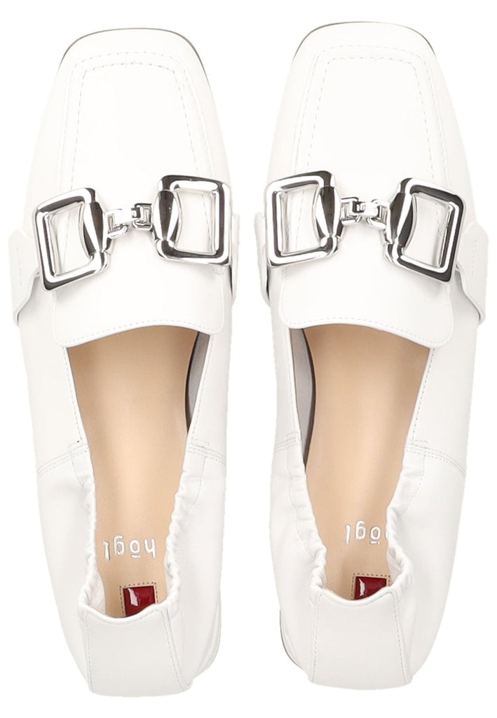 Högl Slipper Leder Weiß