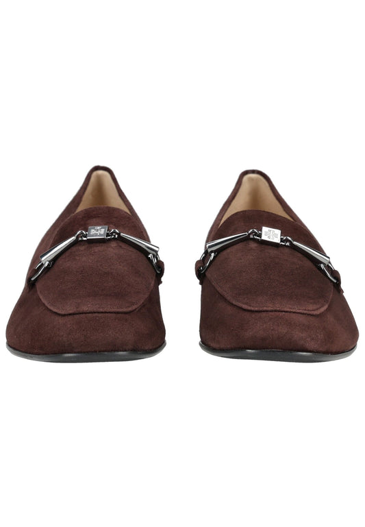Högl Slipper Veloursleder Braun