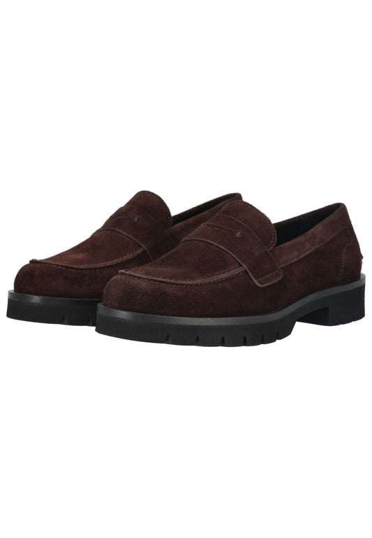 Högl Slipper Veloursleder Braun
