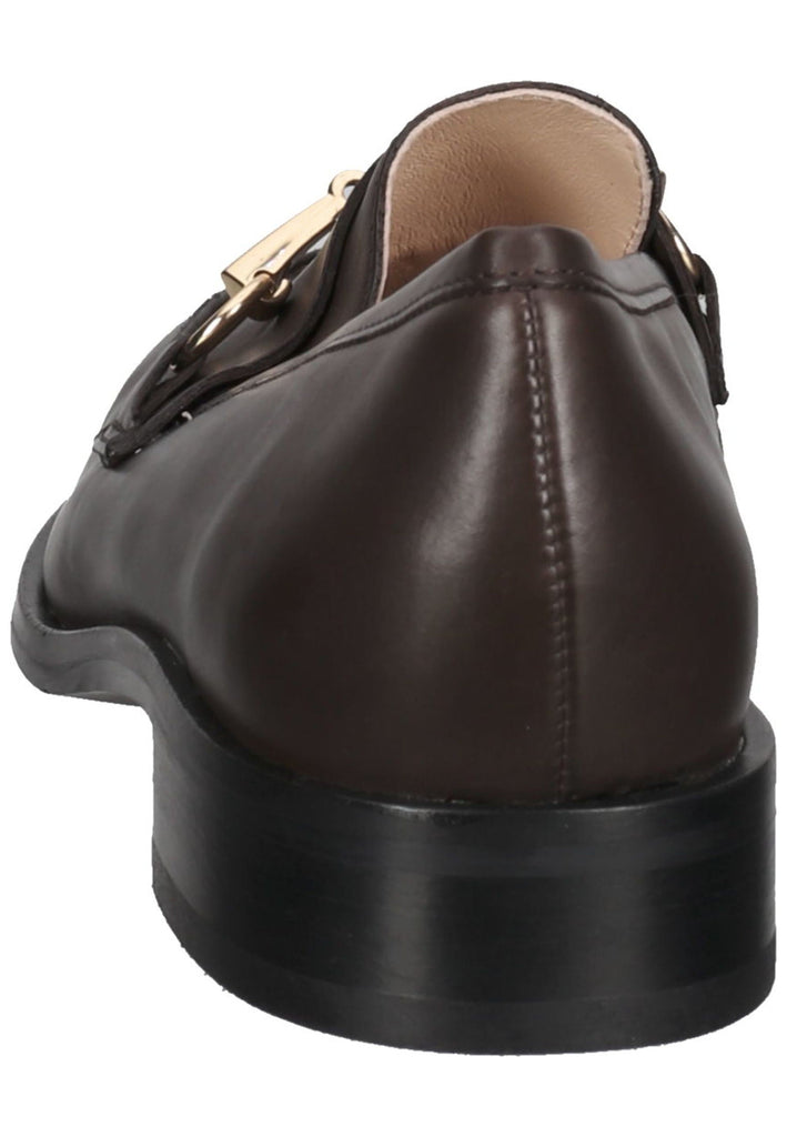 Högl Slipper Veloursleder Dunkelbraun