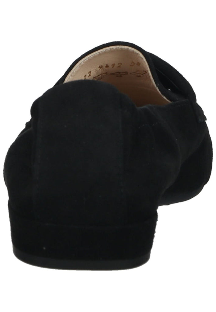 Högl Slipper Veloursleder Schwarz