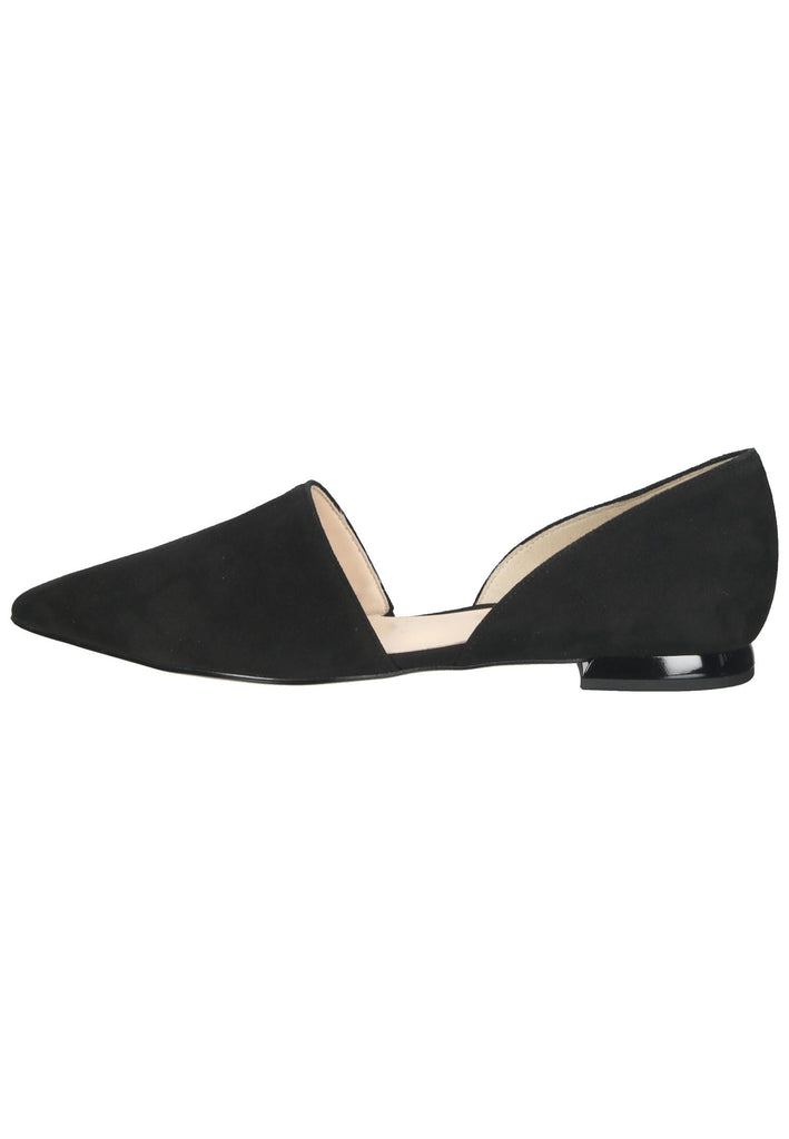 Högl Slipper Veloursleder Schwarz