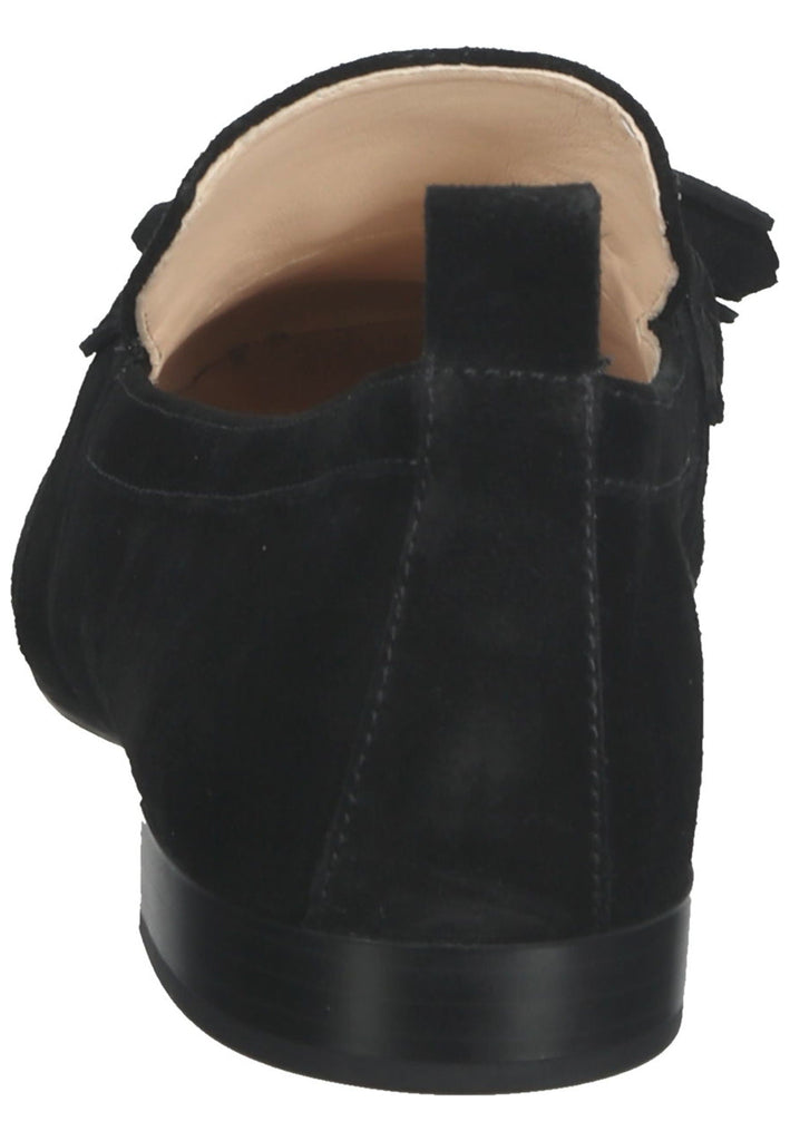 Högl Slipper Veloursleder Schwarz