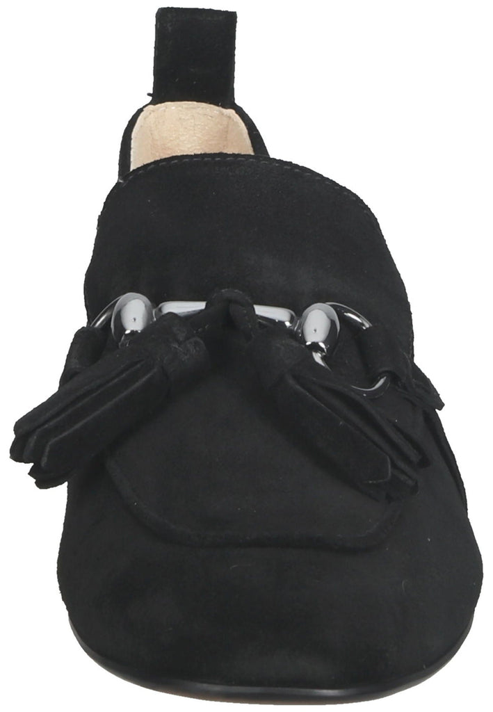 Högl Slipper Veloursleder Schwarz