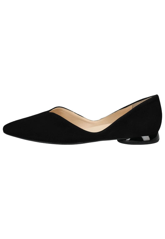 Högl Slipper Veloursleder Schwarz/Schwarz