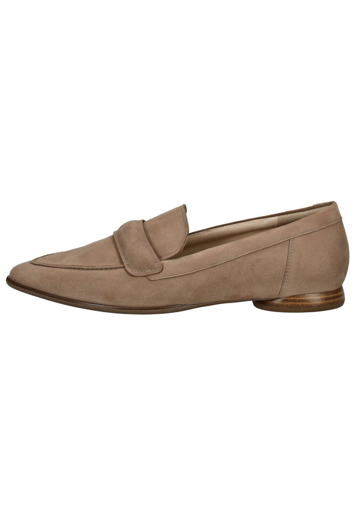 Högl Slipper Veloursleder Taupe