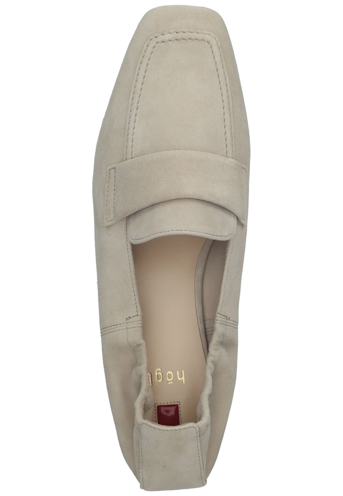 Högl Slipper Veloursleder Taupe