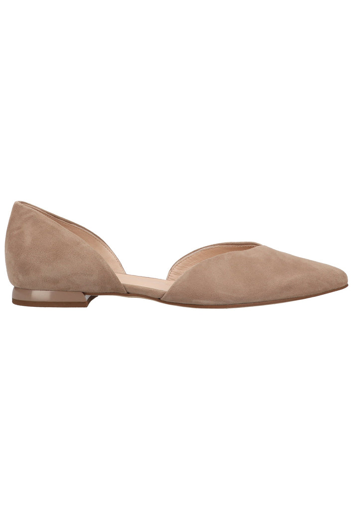 Högl Slipper Veloursleder Taupe