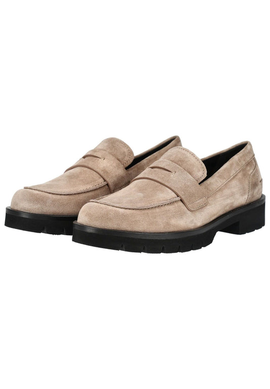 Högl Slipper Veloursleder Taupe