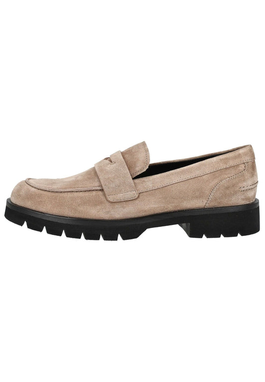 Högl Slipper Veloursleder Taupe