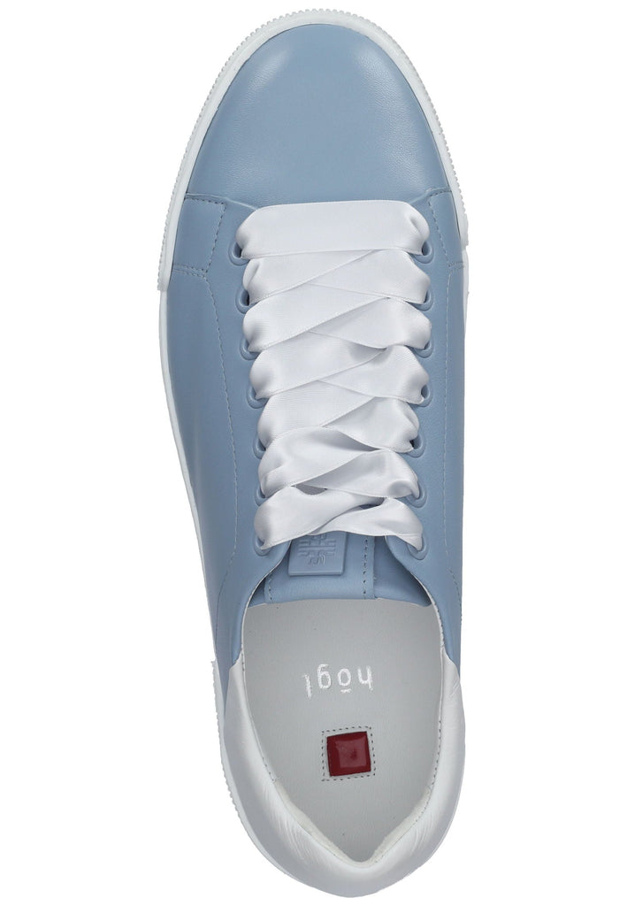 Högl Sneaker Glattleder Blau/Weiß