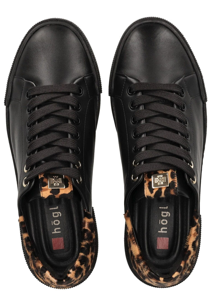 Högl Sneaker Leder/Textil Schwarz Kombi