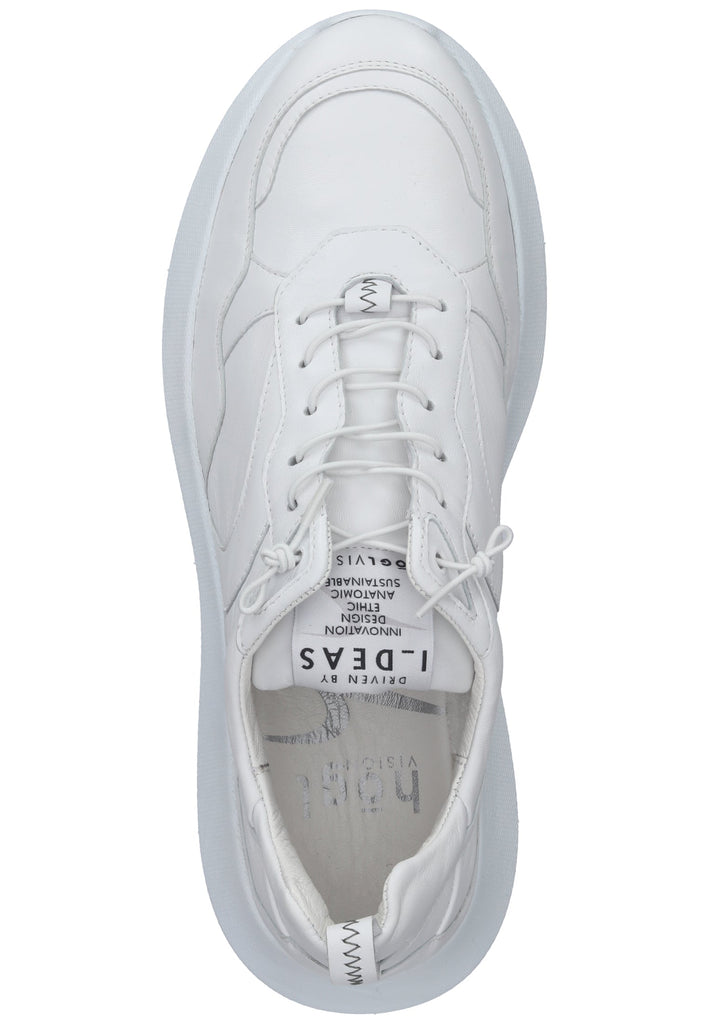 Högl Sneaker Nappaleder Weiß kombi