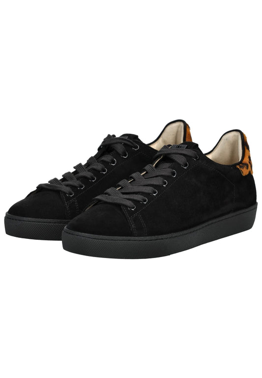 Högl Sneaker Veloursleder Schwarz Kombi