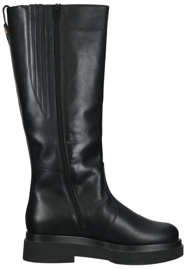 Högl Stiefel Glattleder Schwarz