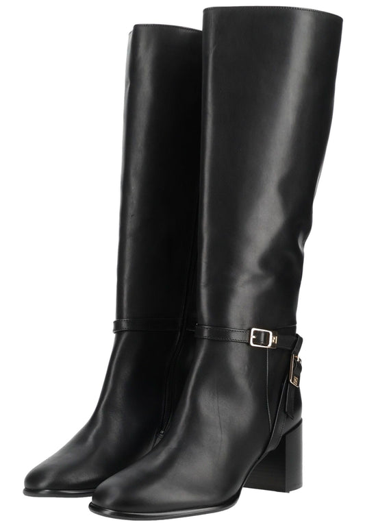 Högl Stiefel Leder Schwarz