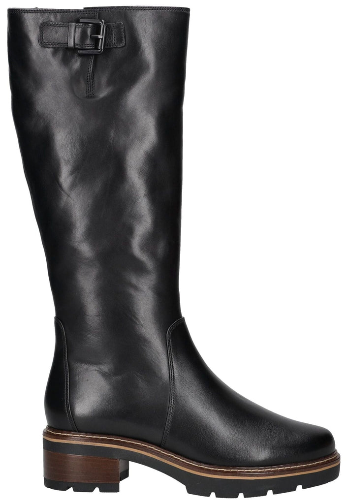 Högl Stiefel Leder Schwarz Warmfutter