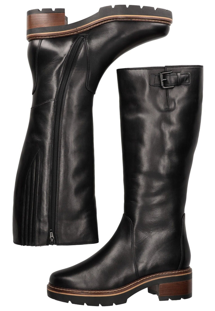 Högl Stiefel Leder Schwarz Warmfutter