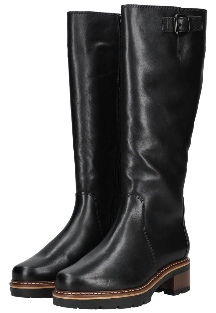 Högl Stiefel Leder Schwarz Warmfutter