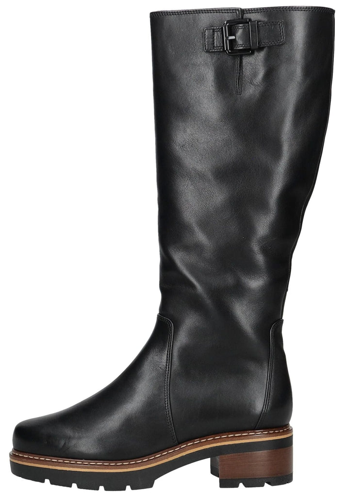 Högl Stiefel Leder Schwarz Warmfutter