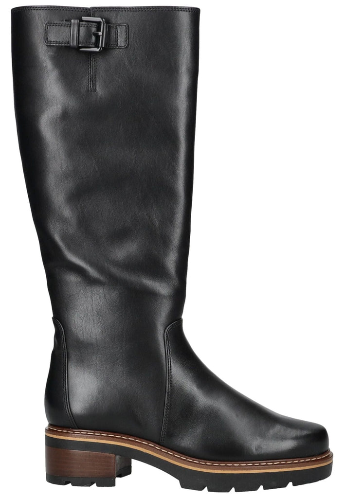 Högl Stiefel Leder Schwarz Warmfutter